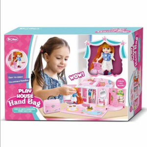 Casa De Muñecas Cartera Con Muñeca,