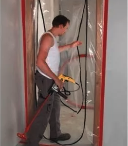 Puerta Aislante De Plástico Con Cremalle